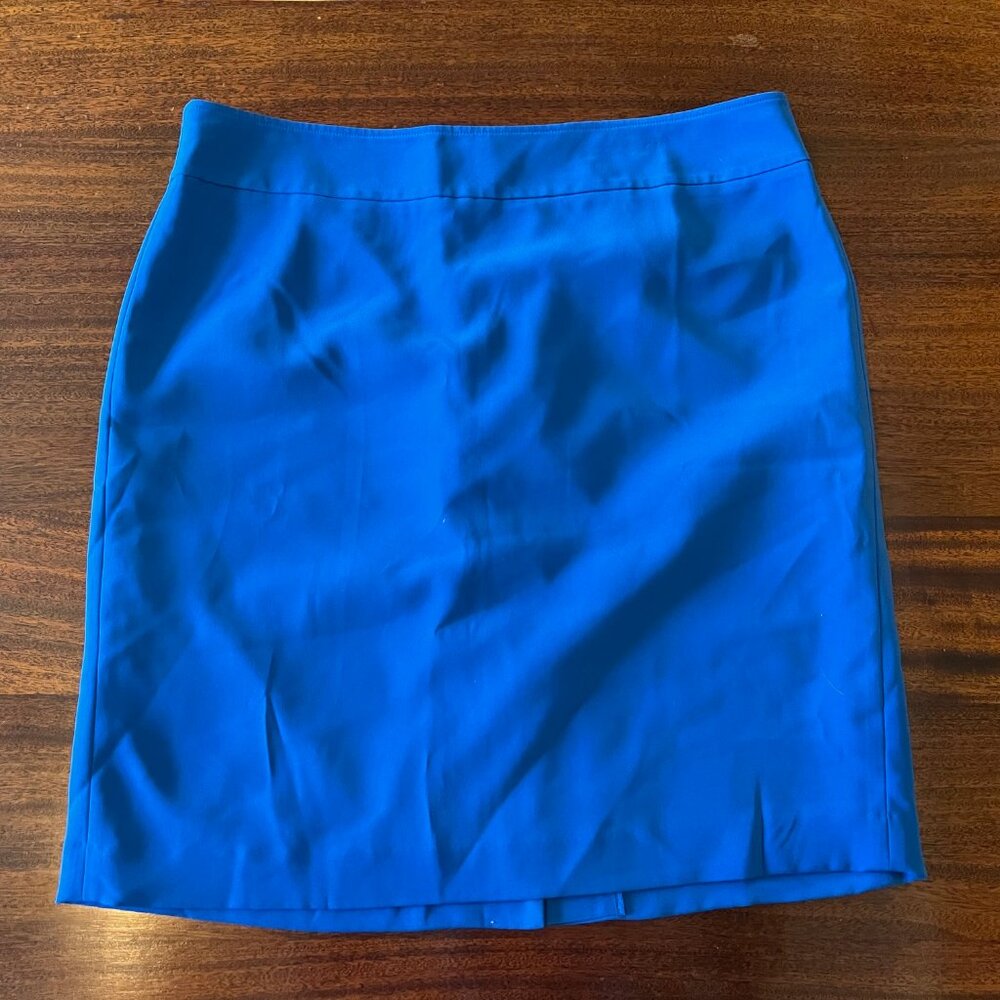 Royal Blue Ann Taylor Pencil Skirt Size 18